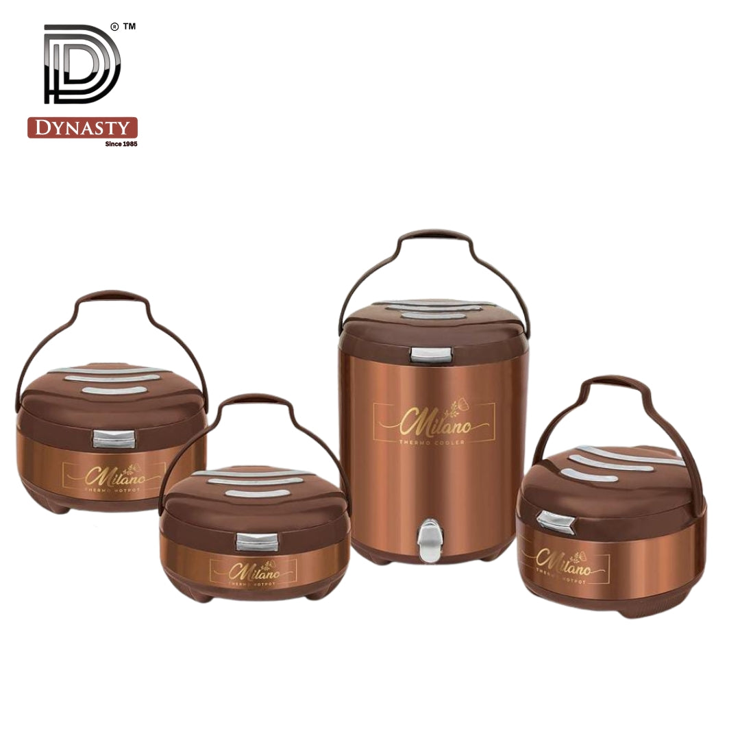 Hot Pot  and Water Cooler Set - 4 Pcs Thermopot Set by Dynasty
