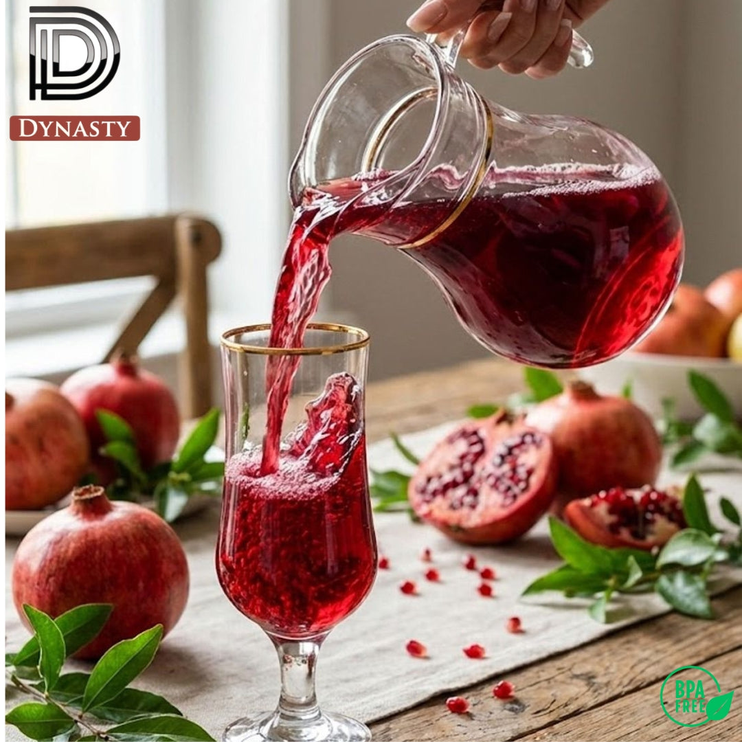 Pasabahce Turkey Water Set – 6 Glasses + 1 Jug | Premium Quality