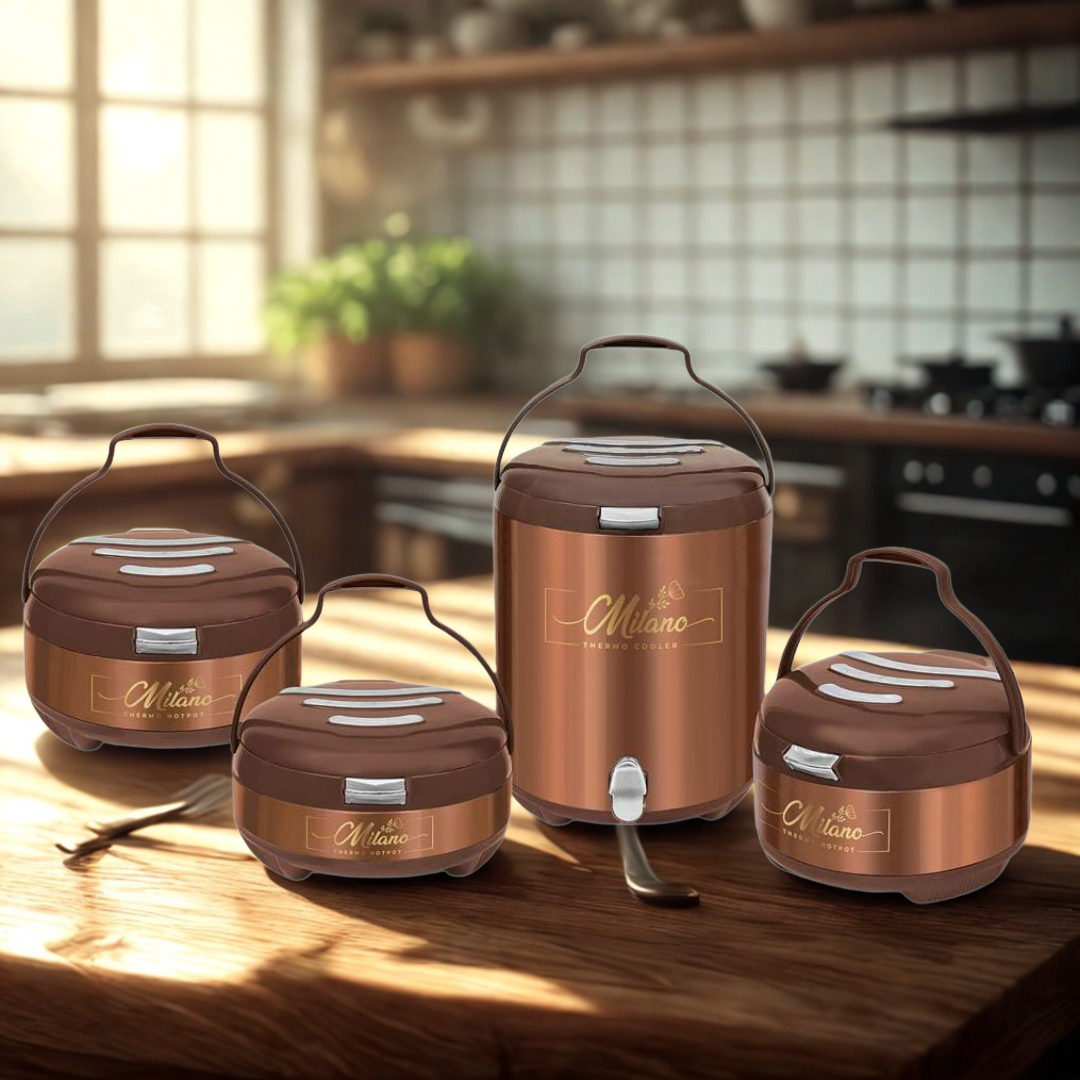 Hot Pot  and Water Cooler Set - 4 Pcs Thermopot Set by Dynasty