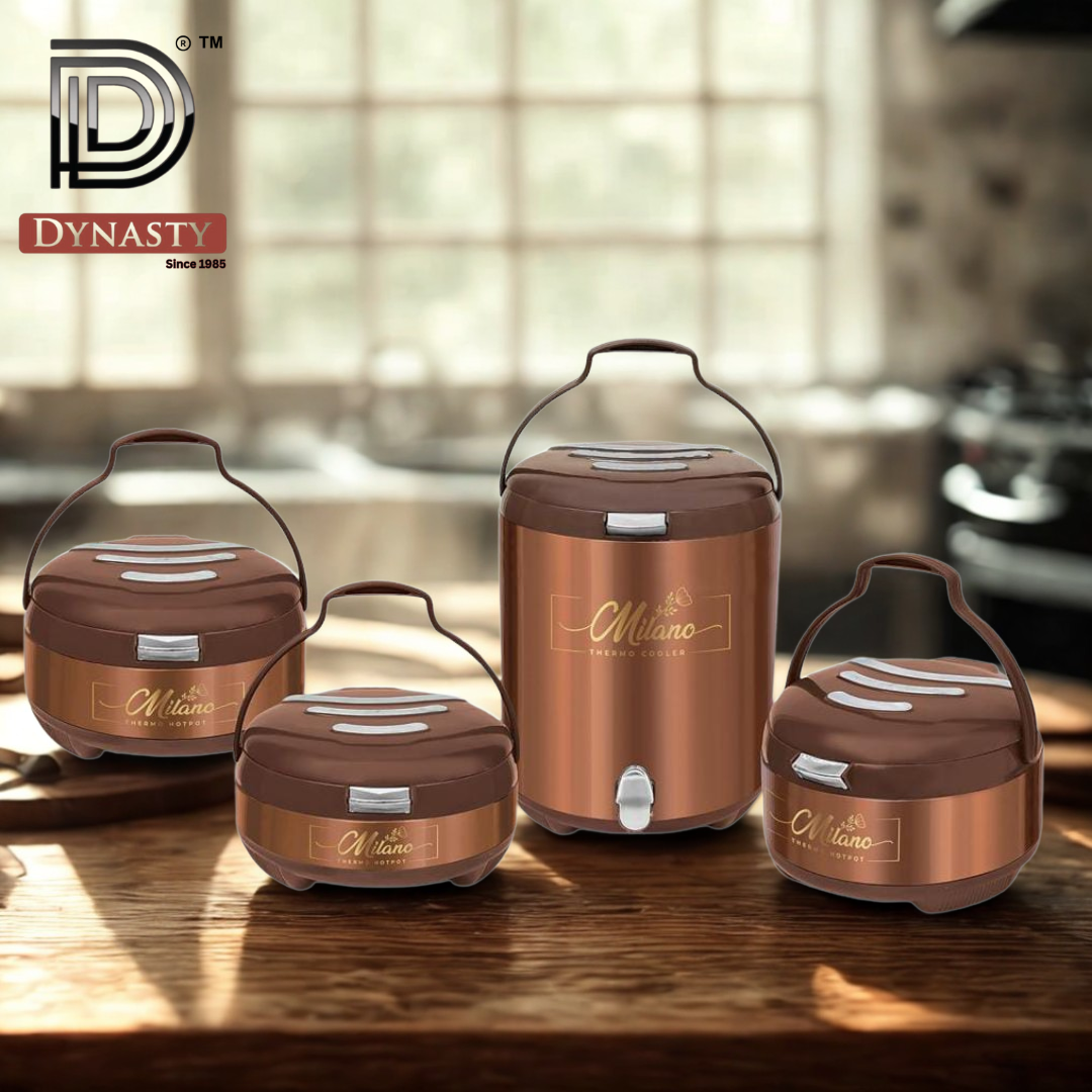 Hot Pot  and Water Cooler Set - 4 Pcs Thermopot Set by Dynasty