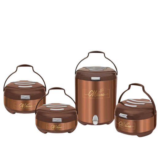 Hot Pot  and Water Cooler Set - 4 Pcs Thermopot Set by Dynasty