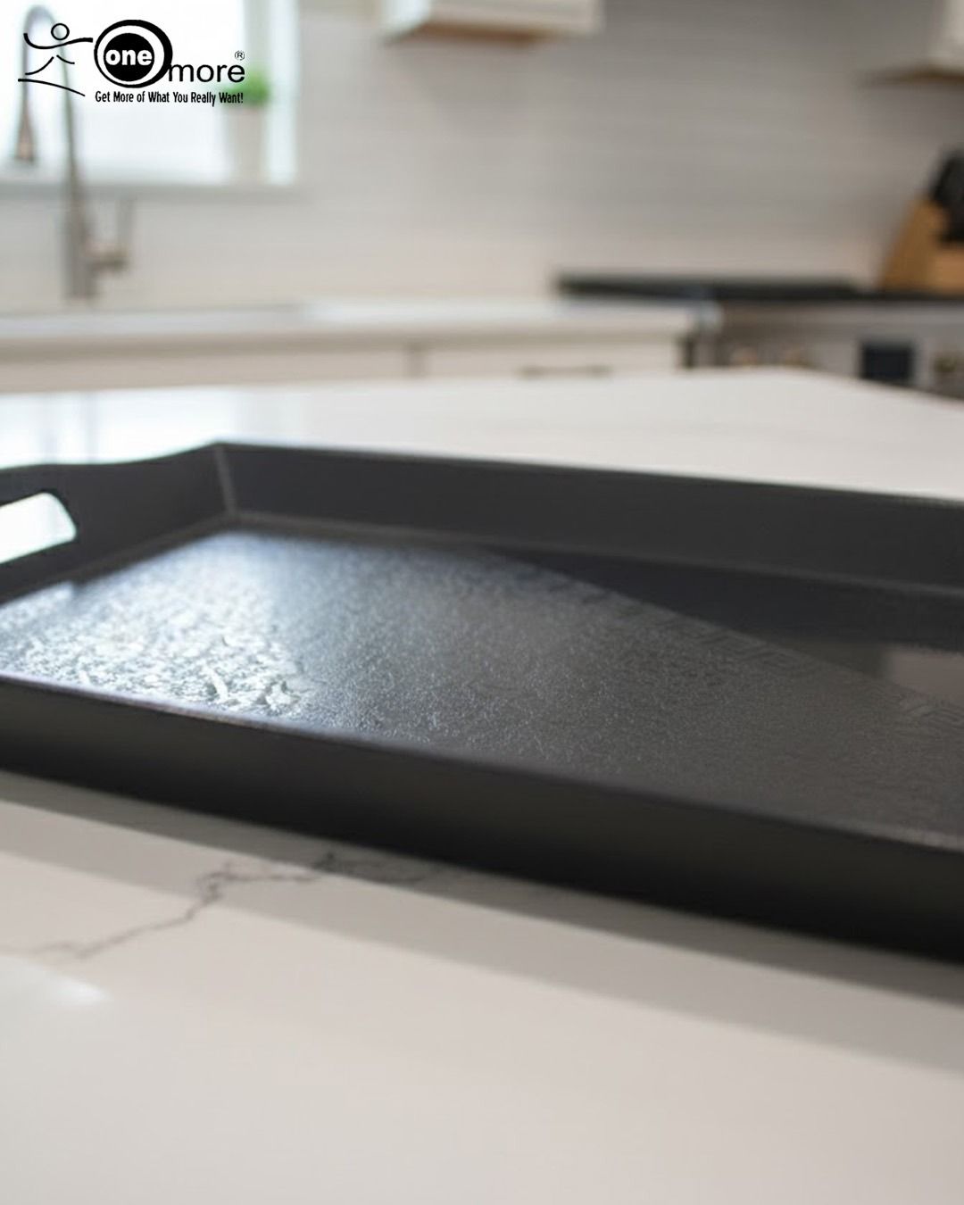 Fiber Serving Tray – 3 Pcs Set | Lightweight & Durable