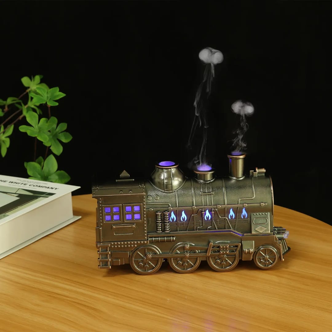 Small Train Aroma Diffuser | Cool Mist Humidifier & Home Fragrance