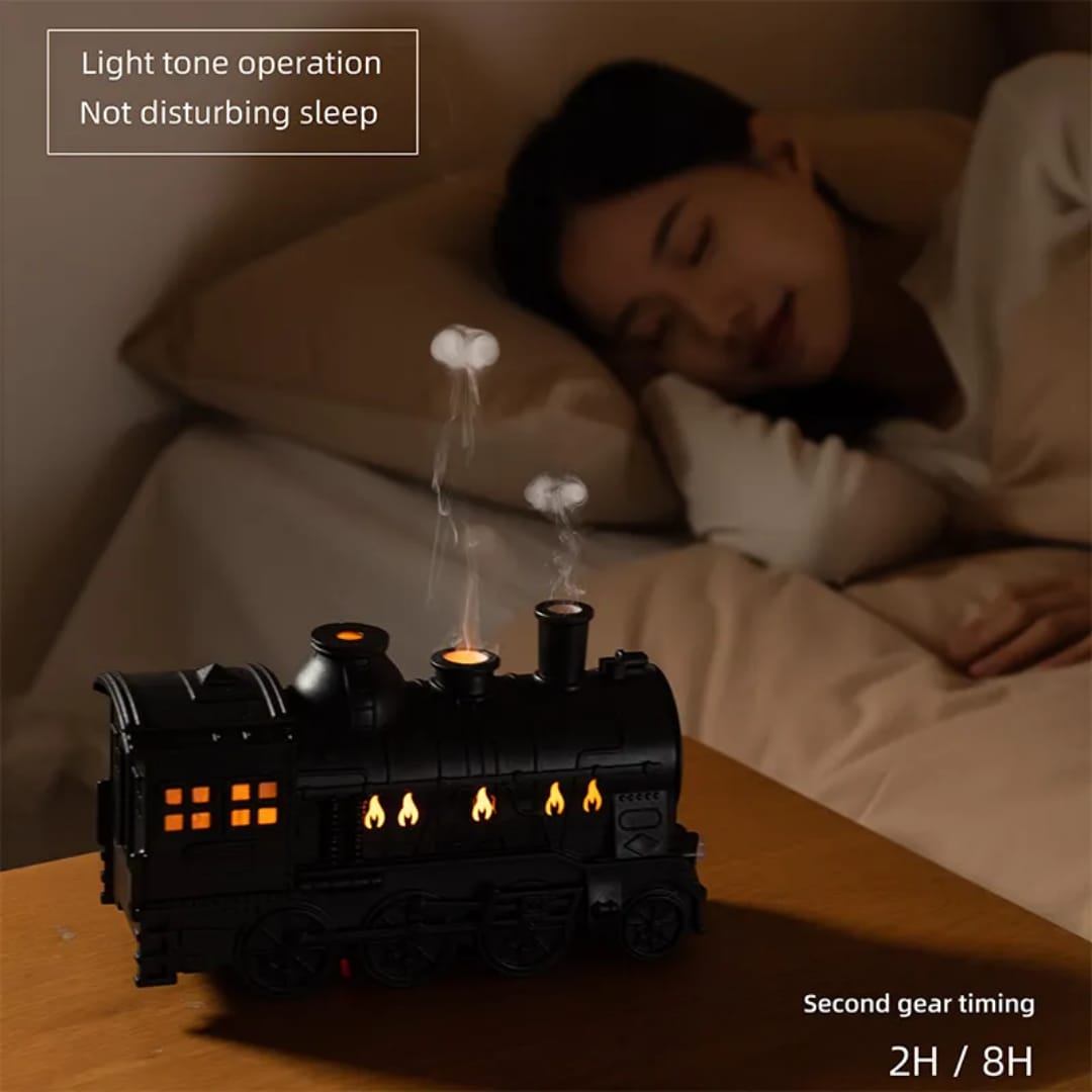Small Train Aroma Diffuser | Cool Mist Humidifier & Home Fragrance